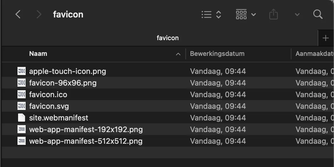 Files in your finder