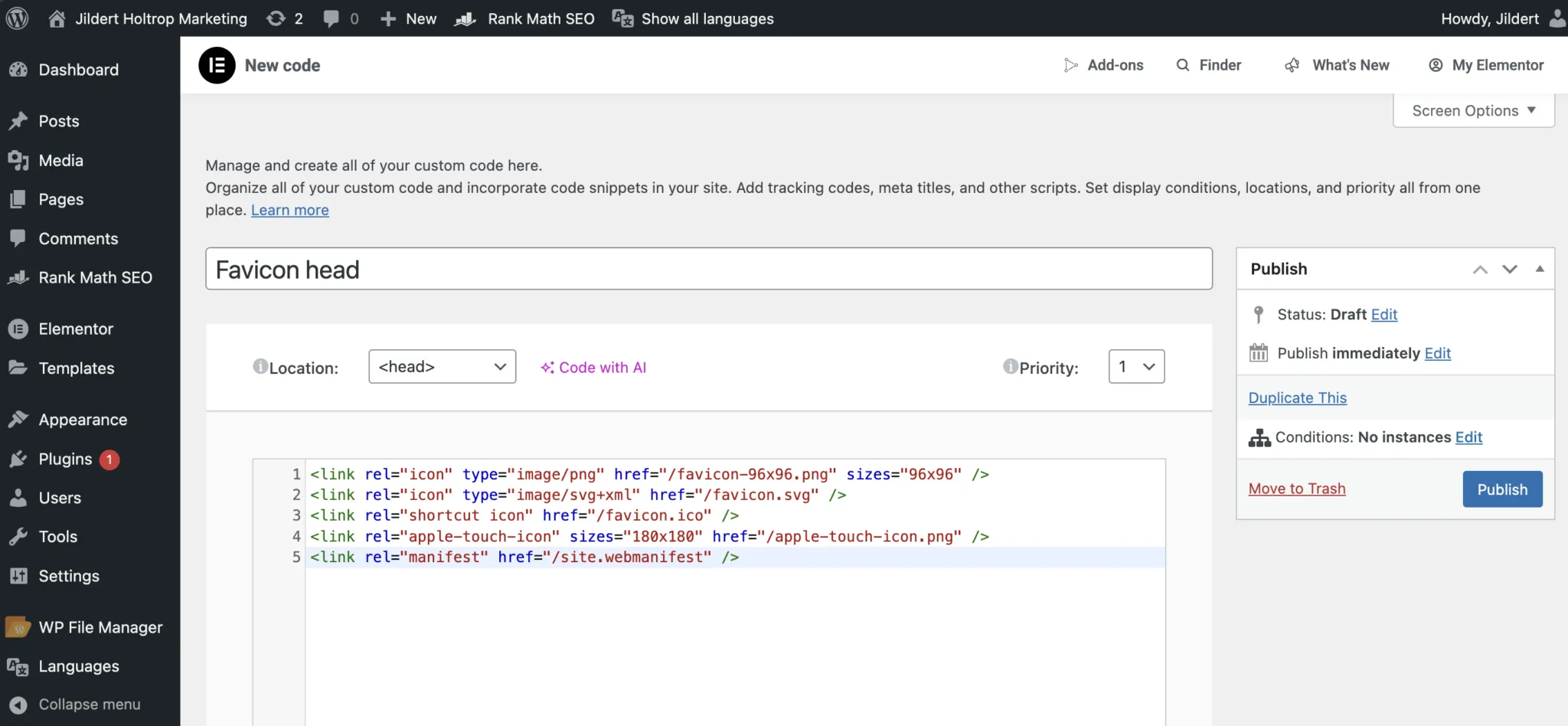 Publish the new code