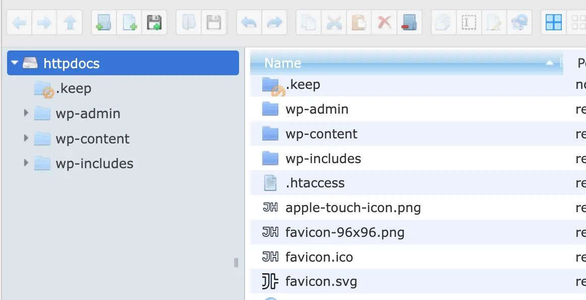 Check the uploaded files