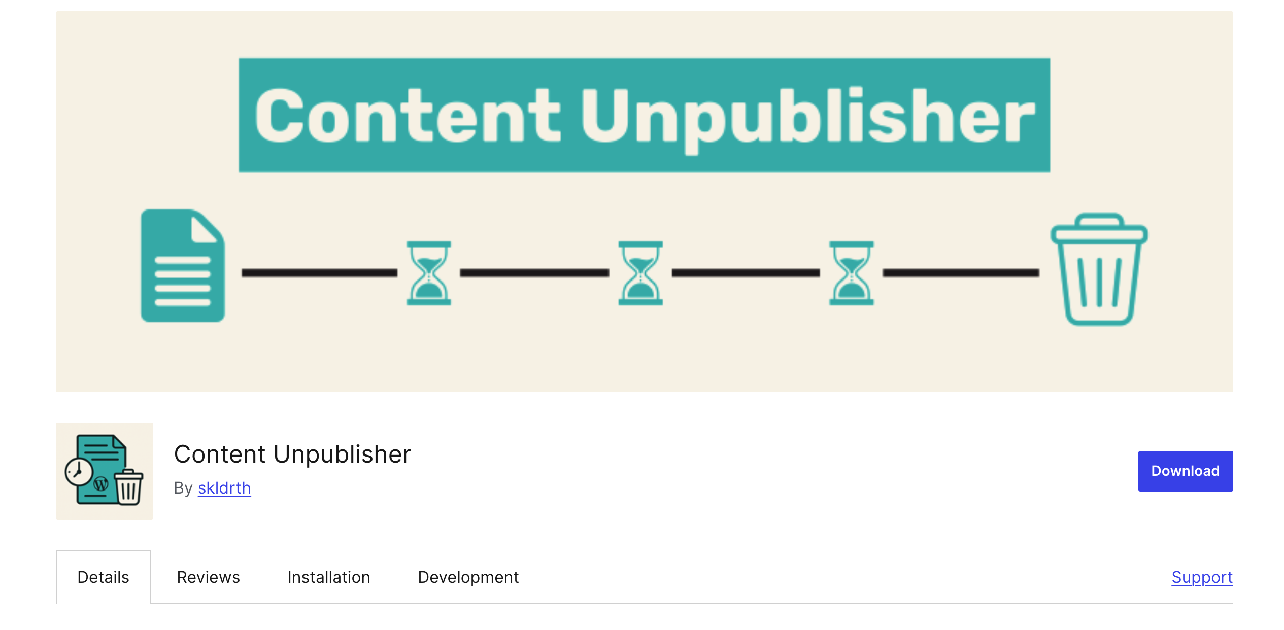 Content Unpublisher WordPress Plugin